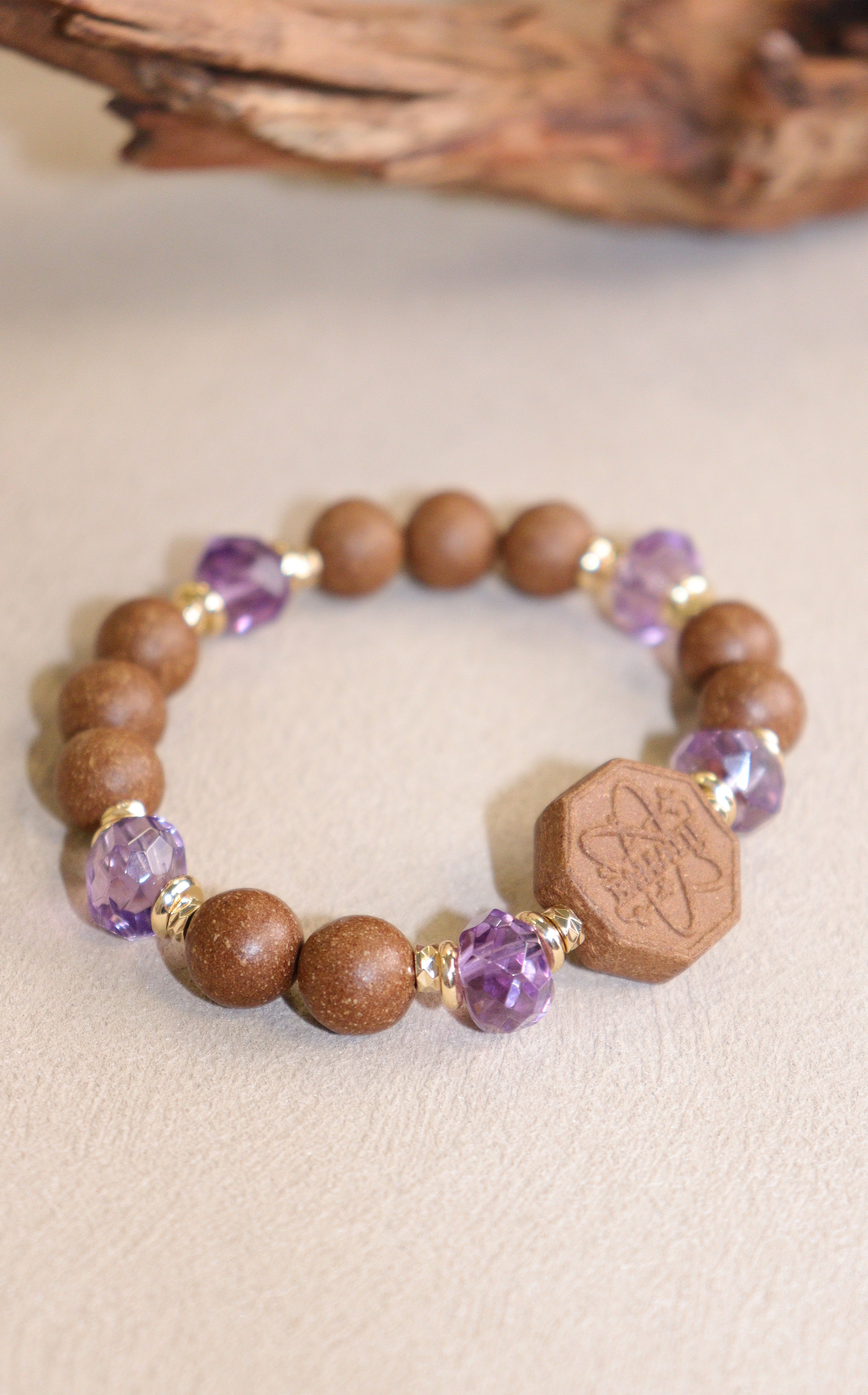 Midnight Brew · Dual-Scent Heritage Aroma Crystal Bracelet