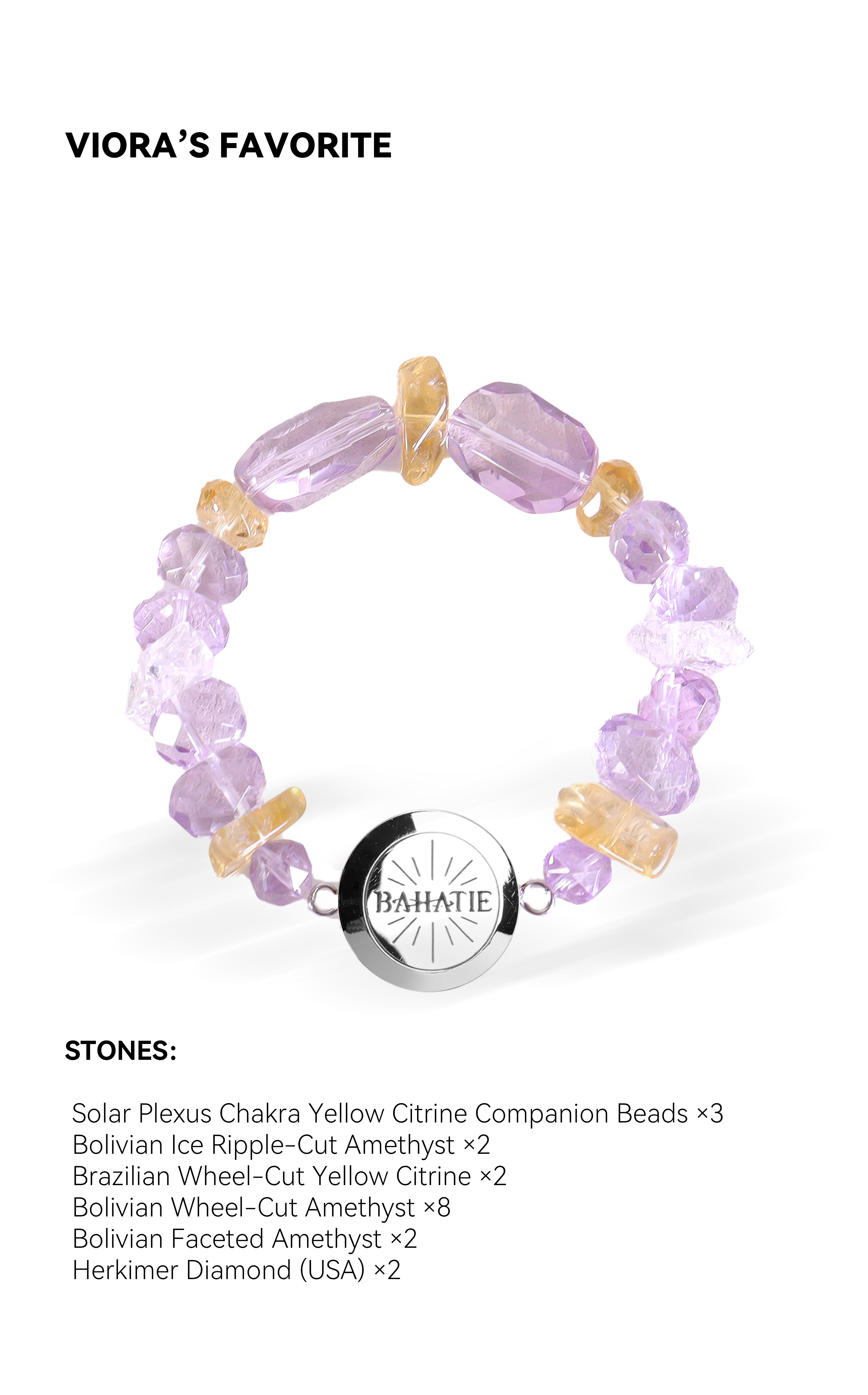 Viora’s Favorite Amethyst Aromatherapy Bracelet