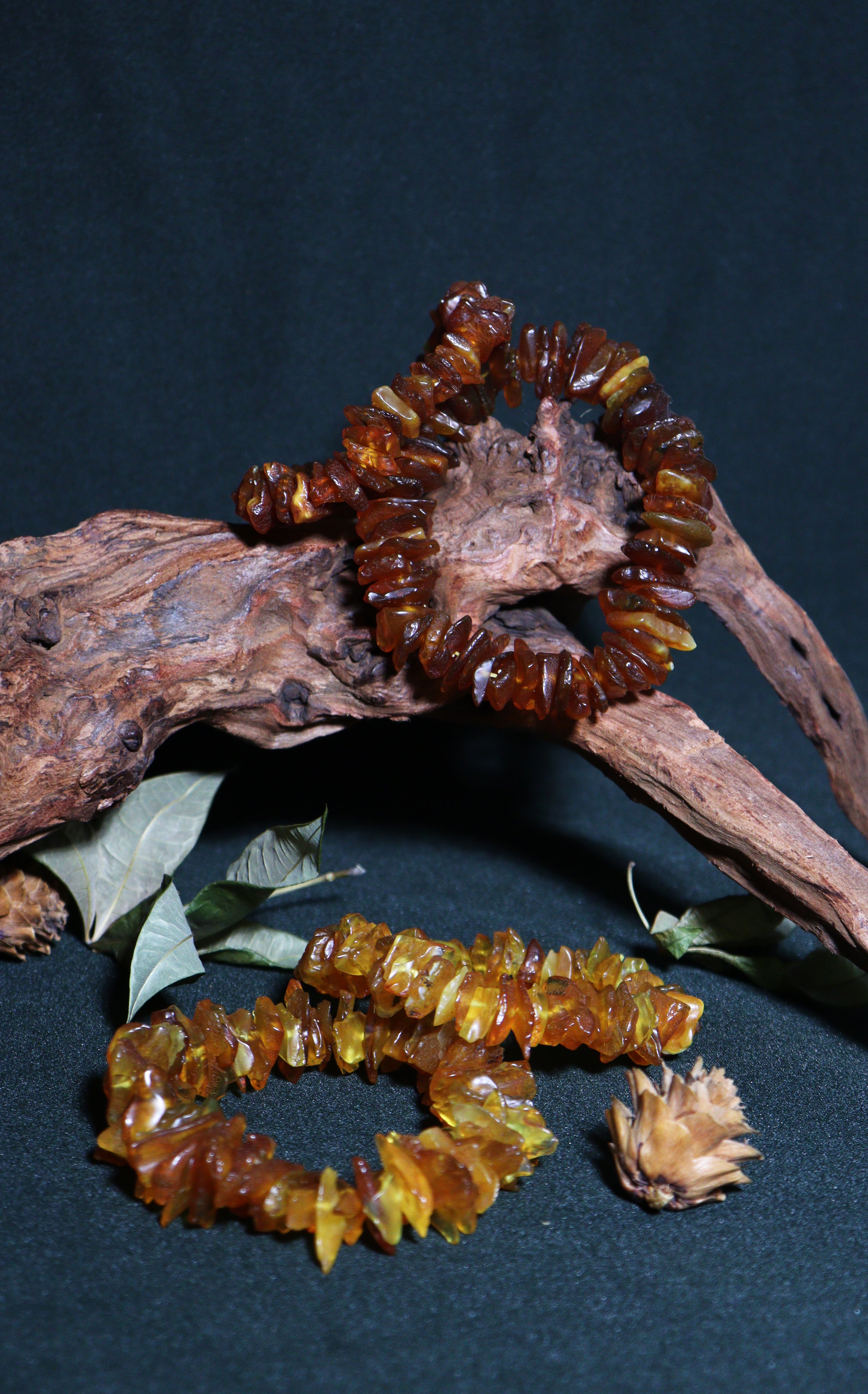 Born Wild · Antique Amber Bracelet