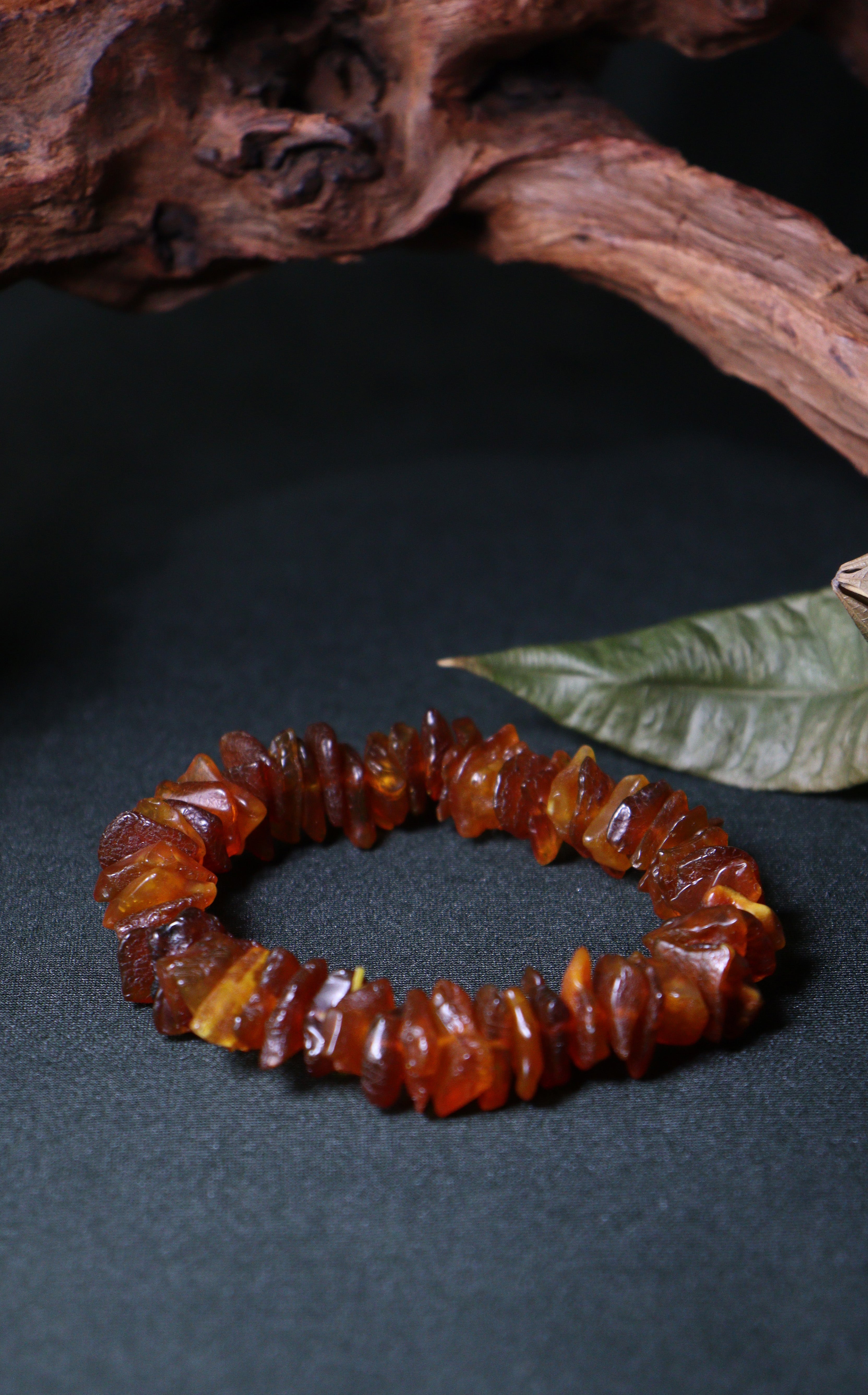 Born Wild · Antique Amber Bracelet