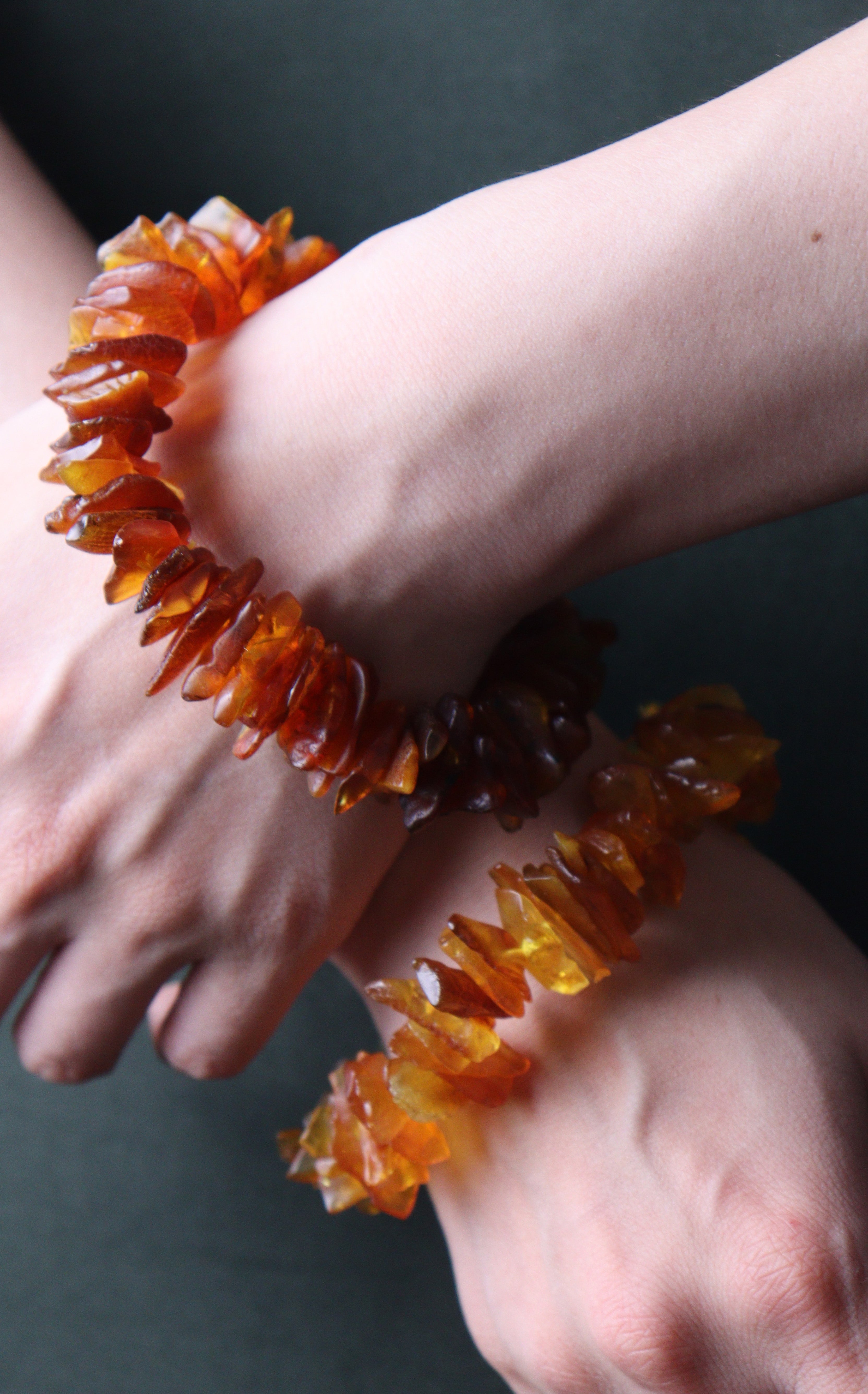 Born Wild · Antique Amber Bracelet