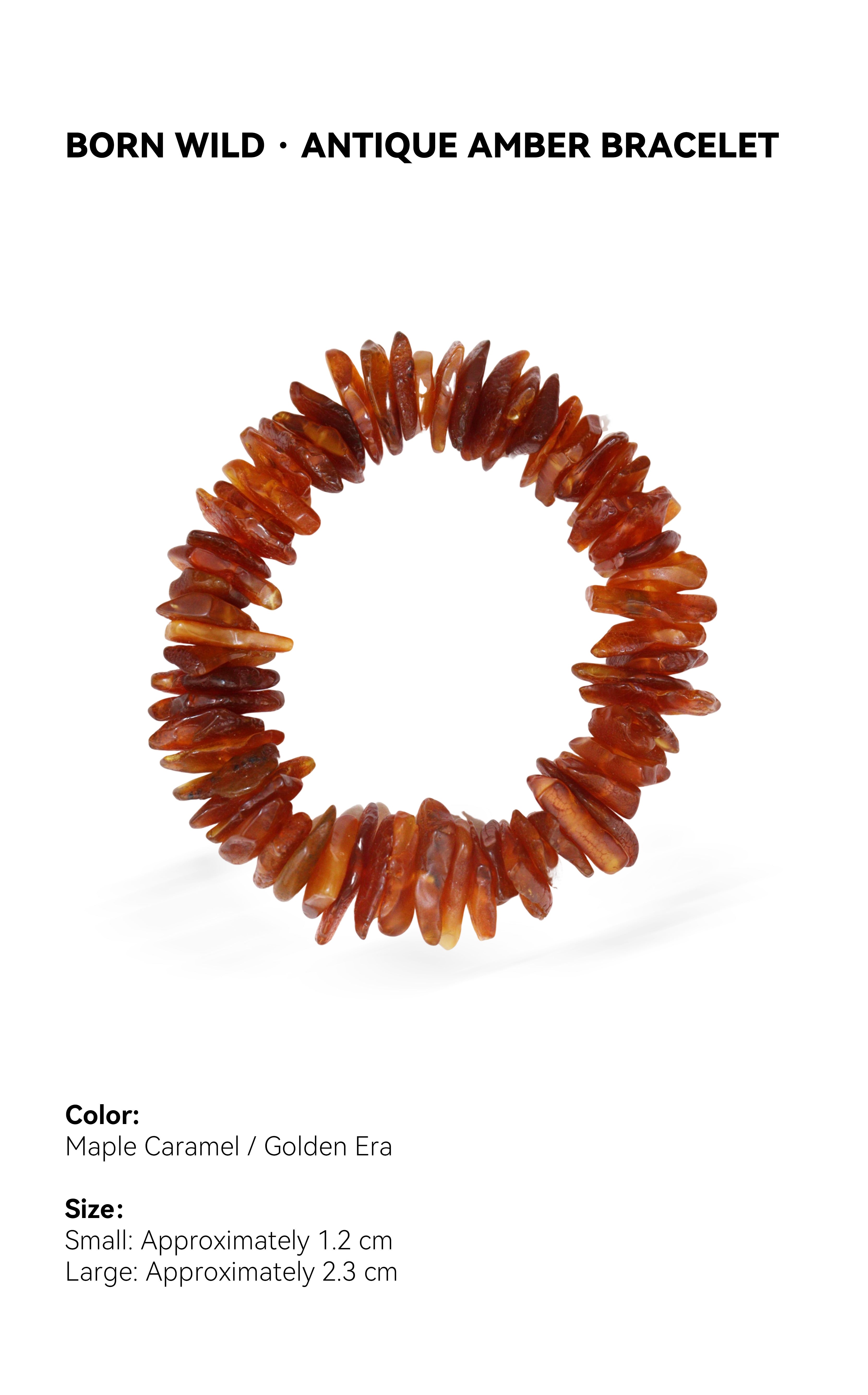 Born Wild · Antique Amber Bracelet