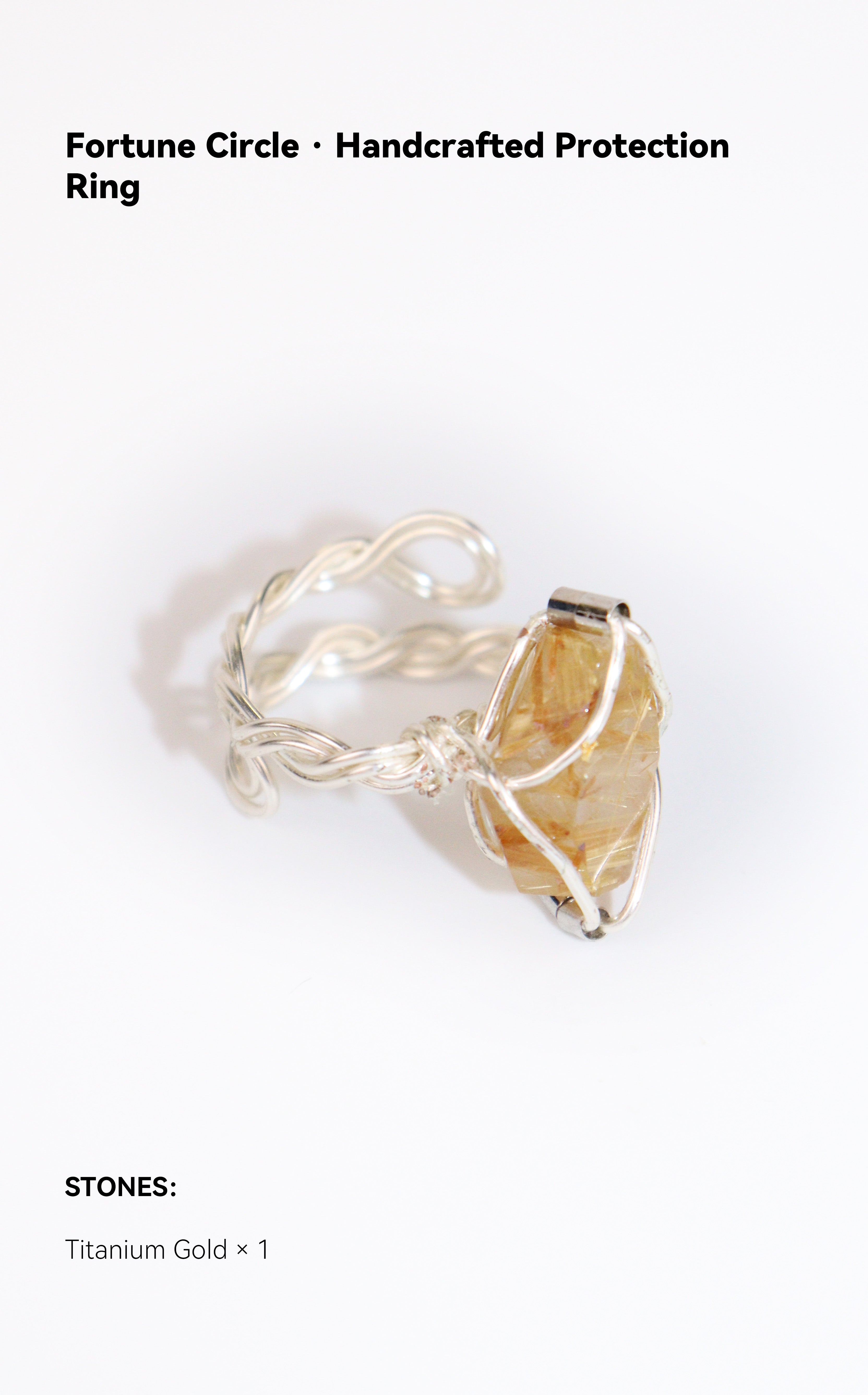 Fortune Circle · Handcrafted Protection Ring