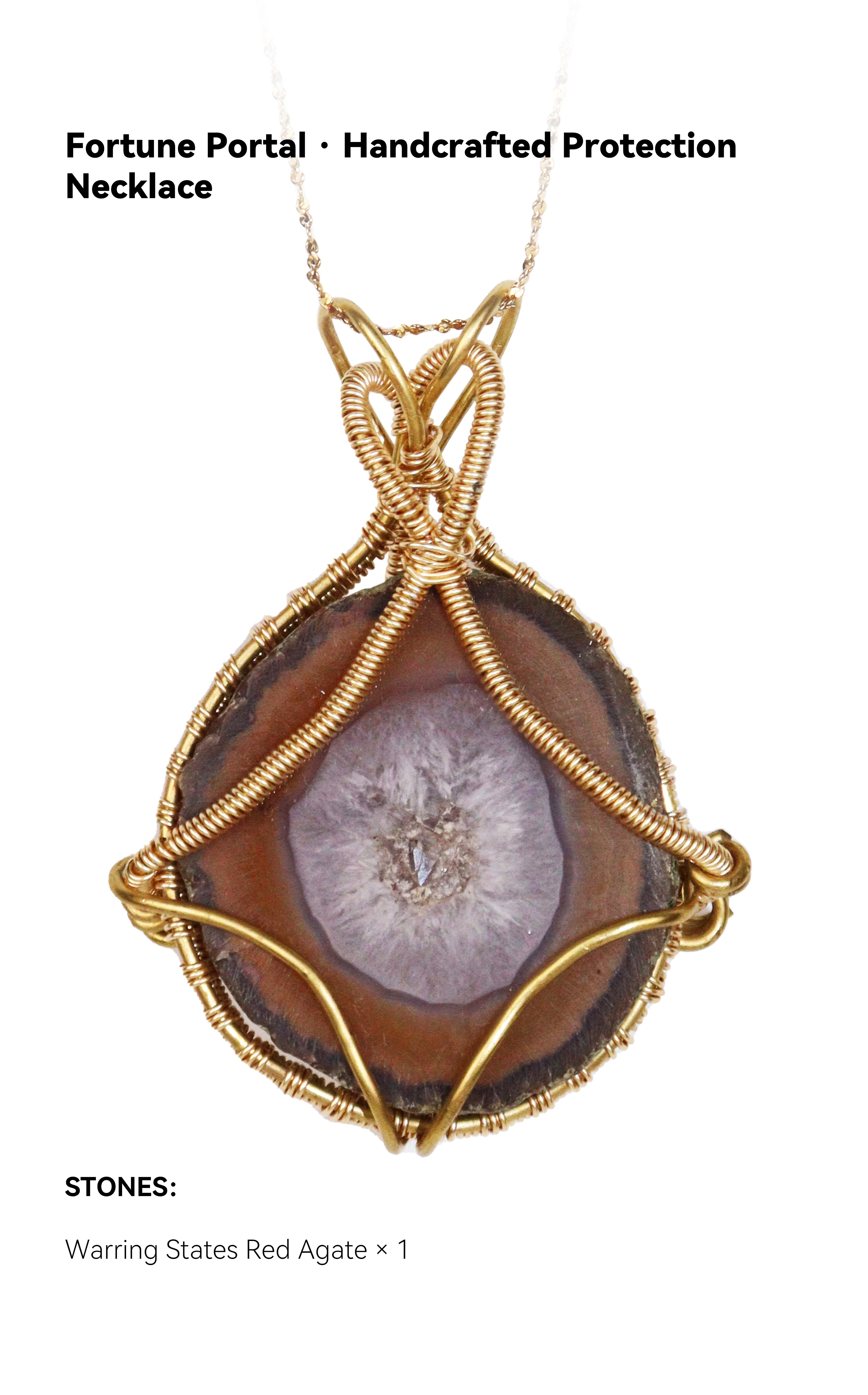 Fortune Portal · Handcrafted Protection Necklace