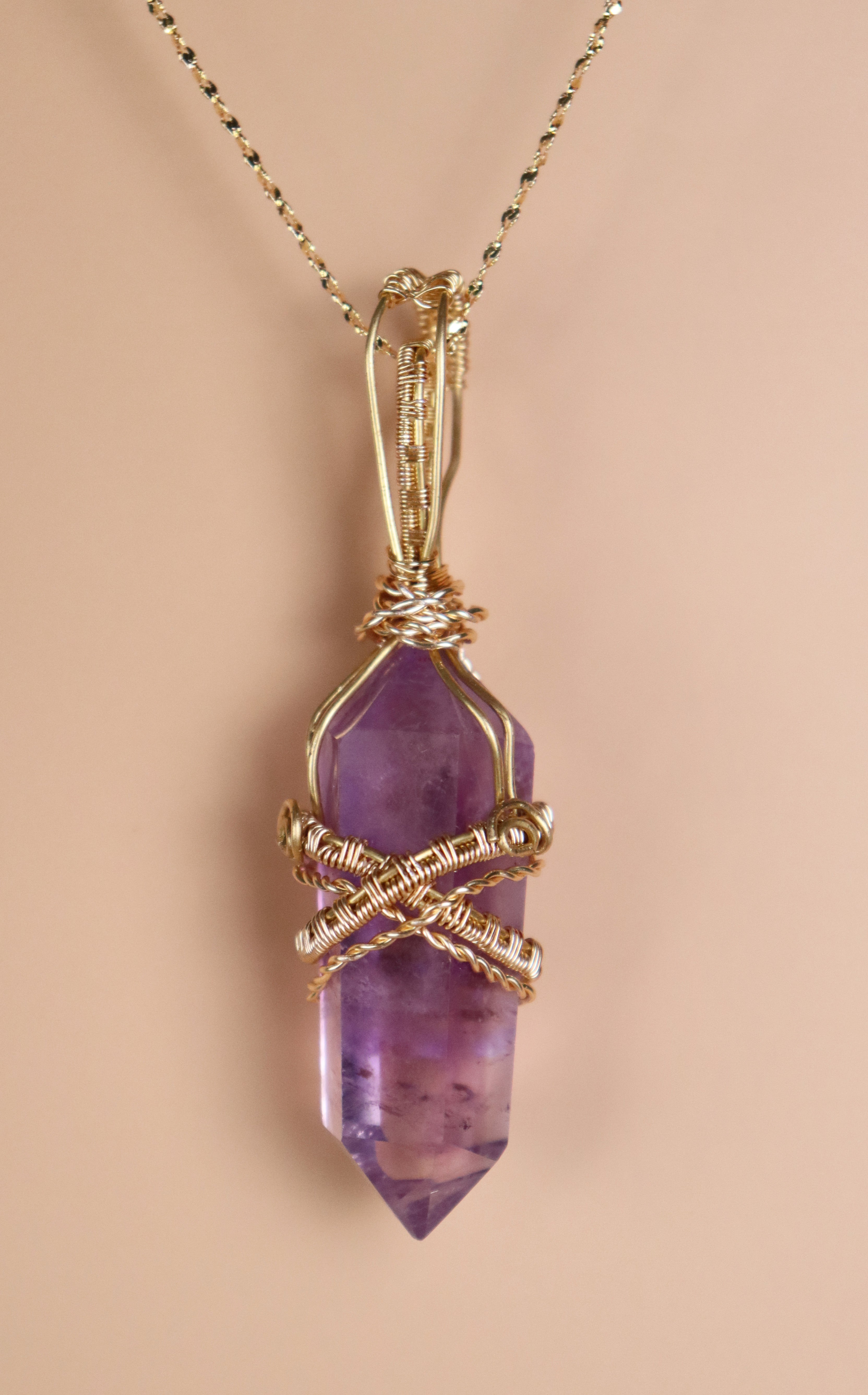 She Who Glows · Handcrafted Protection Necklace