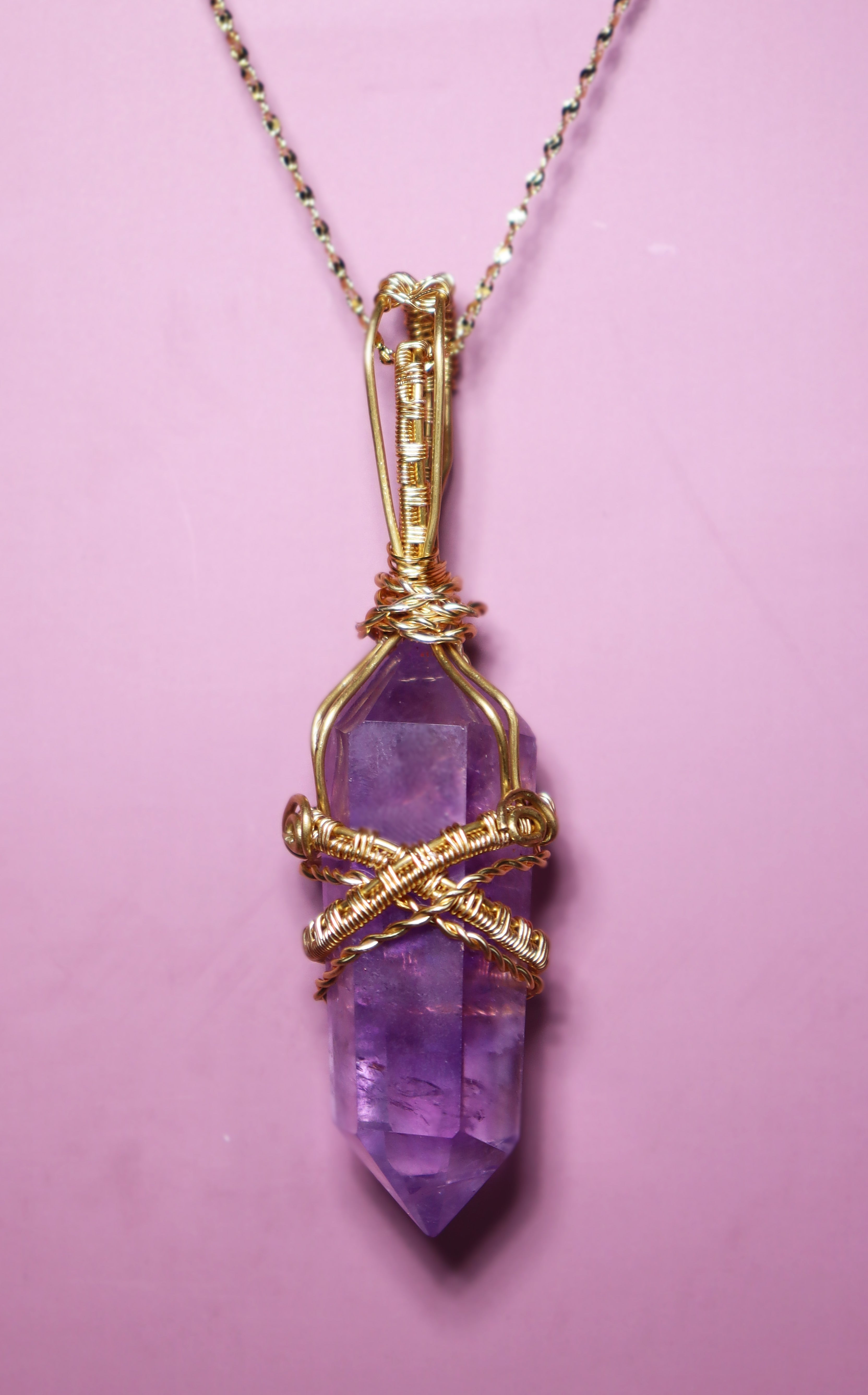 She Who Glows · Handcrafted Protection Necklace
