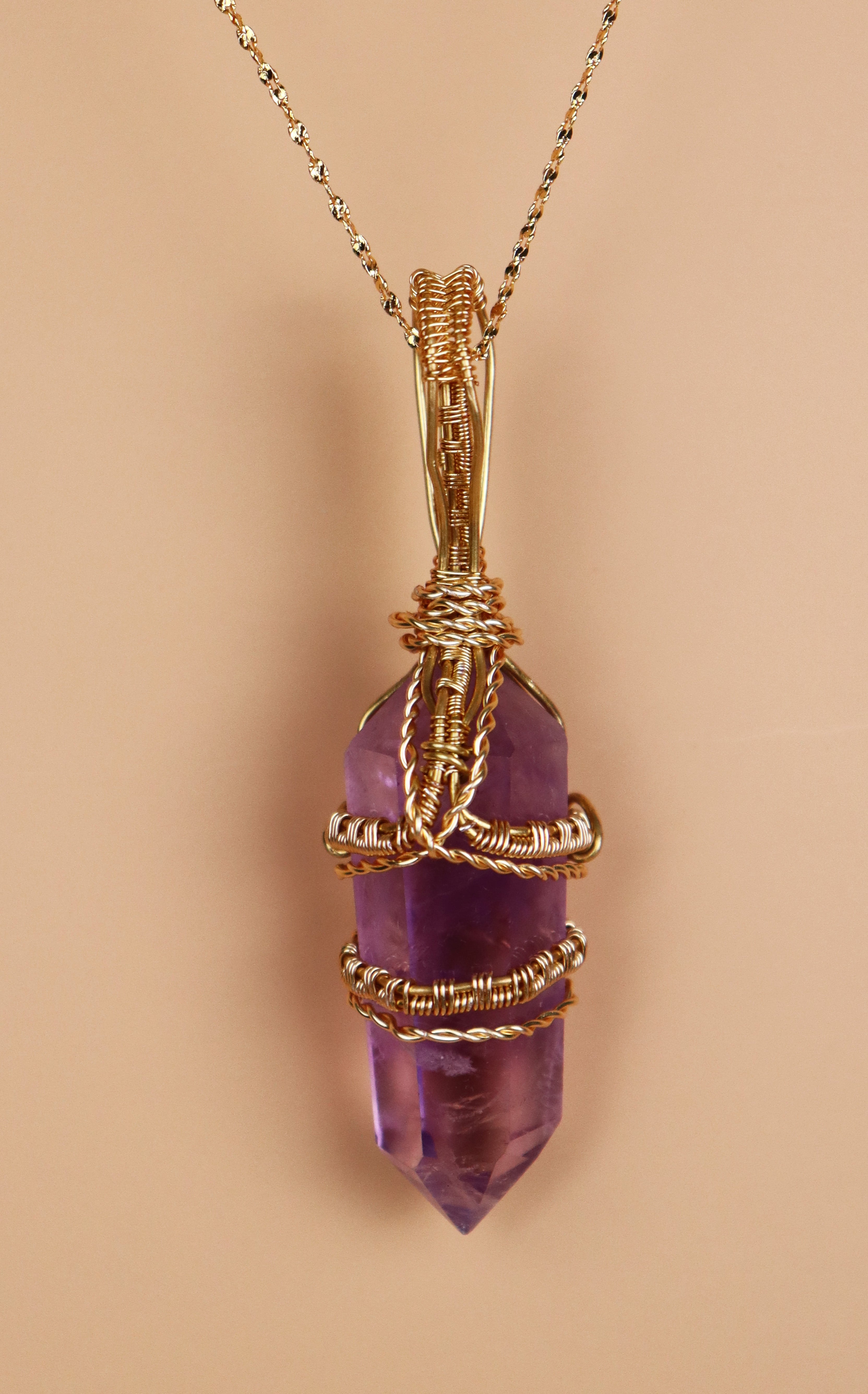 She Who Glows · Handcrafted Protection Necklace