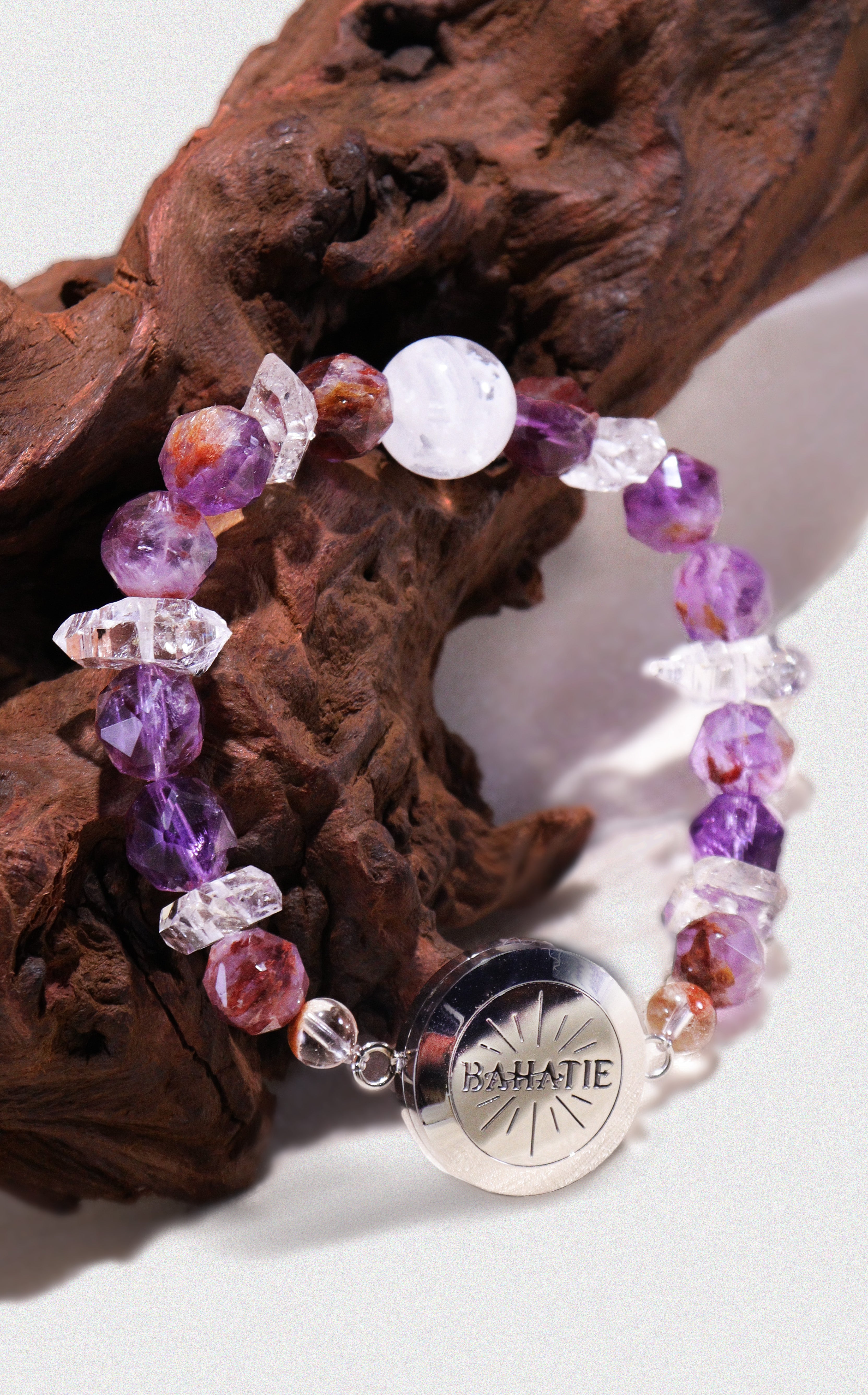 Guiding Star Diamond Quartz Aromatherapy Bracelet