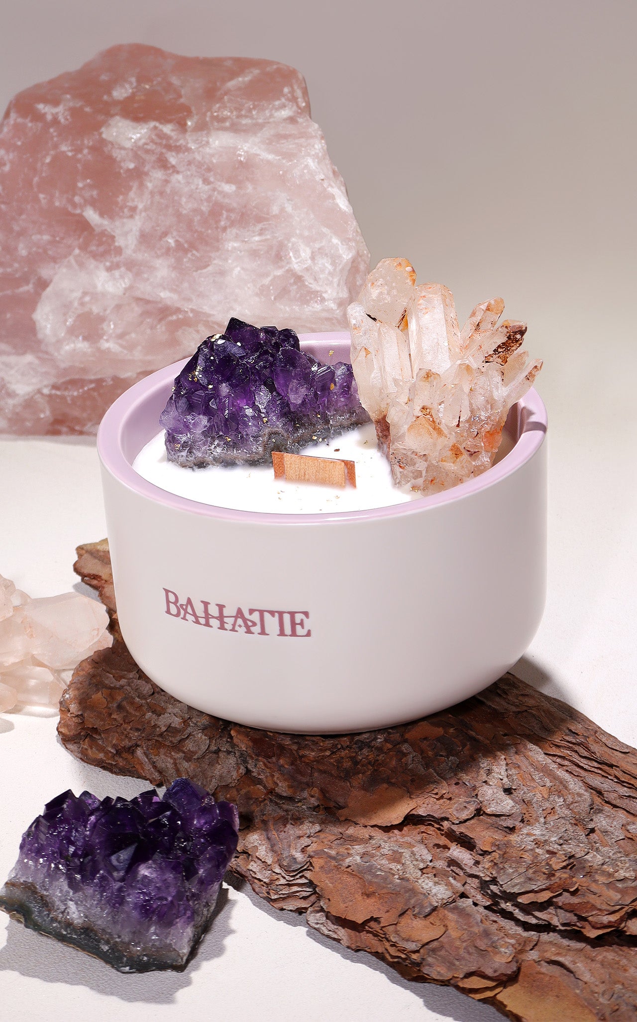 Golden Compass · Crown Chakra Energy Stone Candle