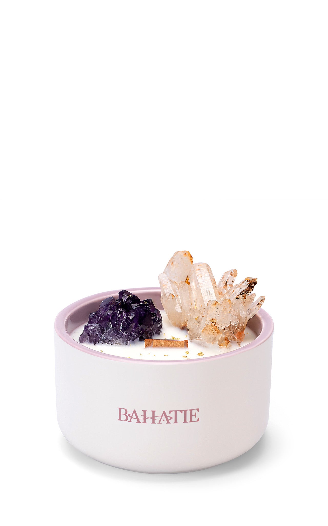 Golden Compass · Crown Chakra Energy Stone Candle