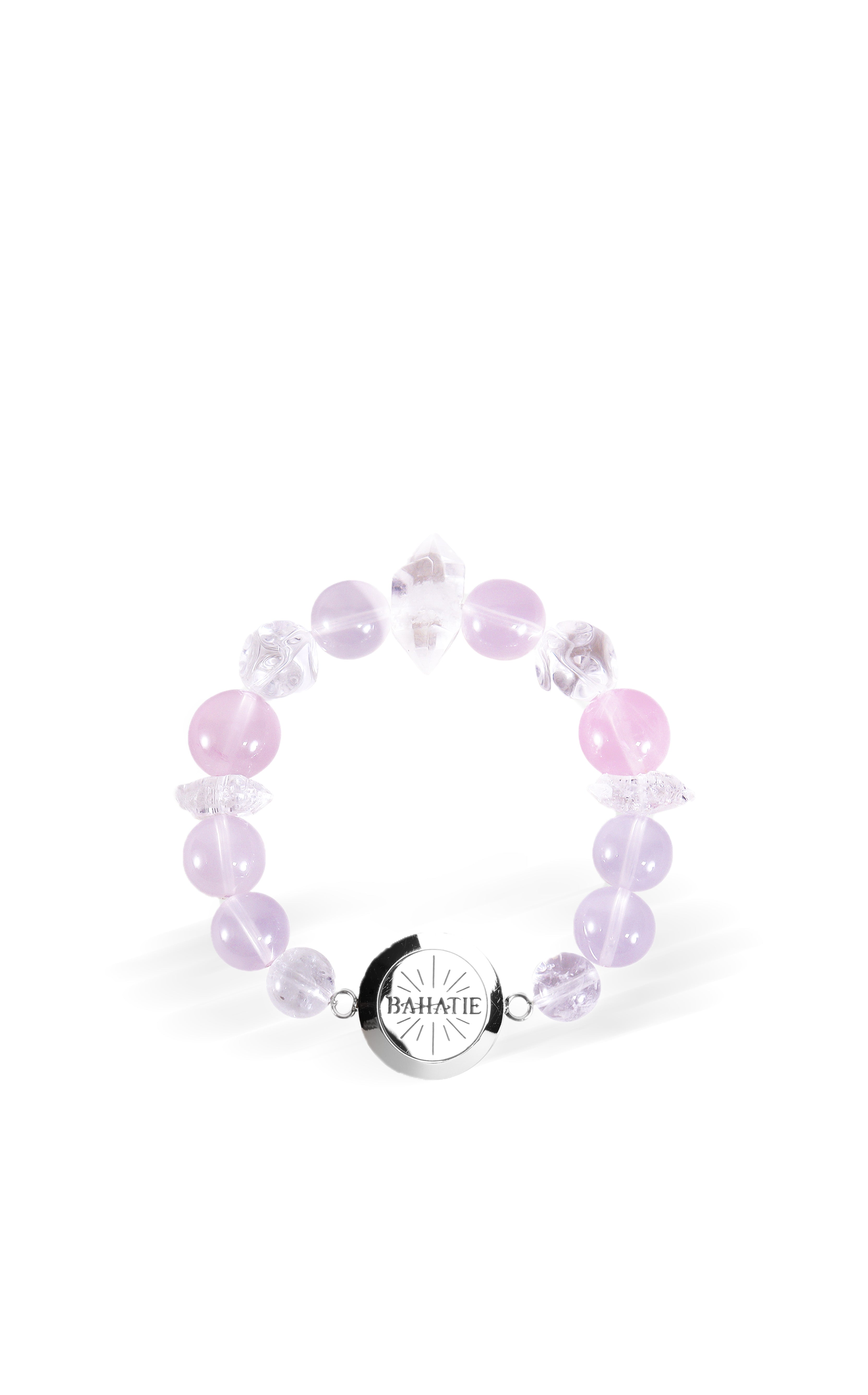 Love Rules Rose Quartz Crystal Aromatherapy Bracelet