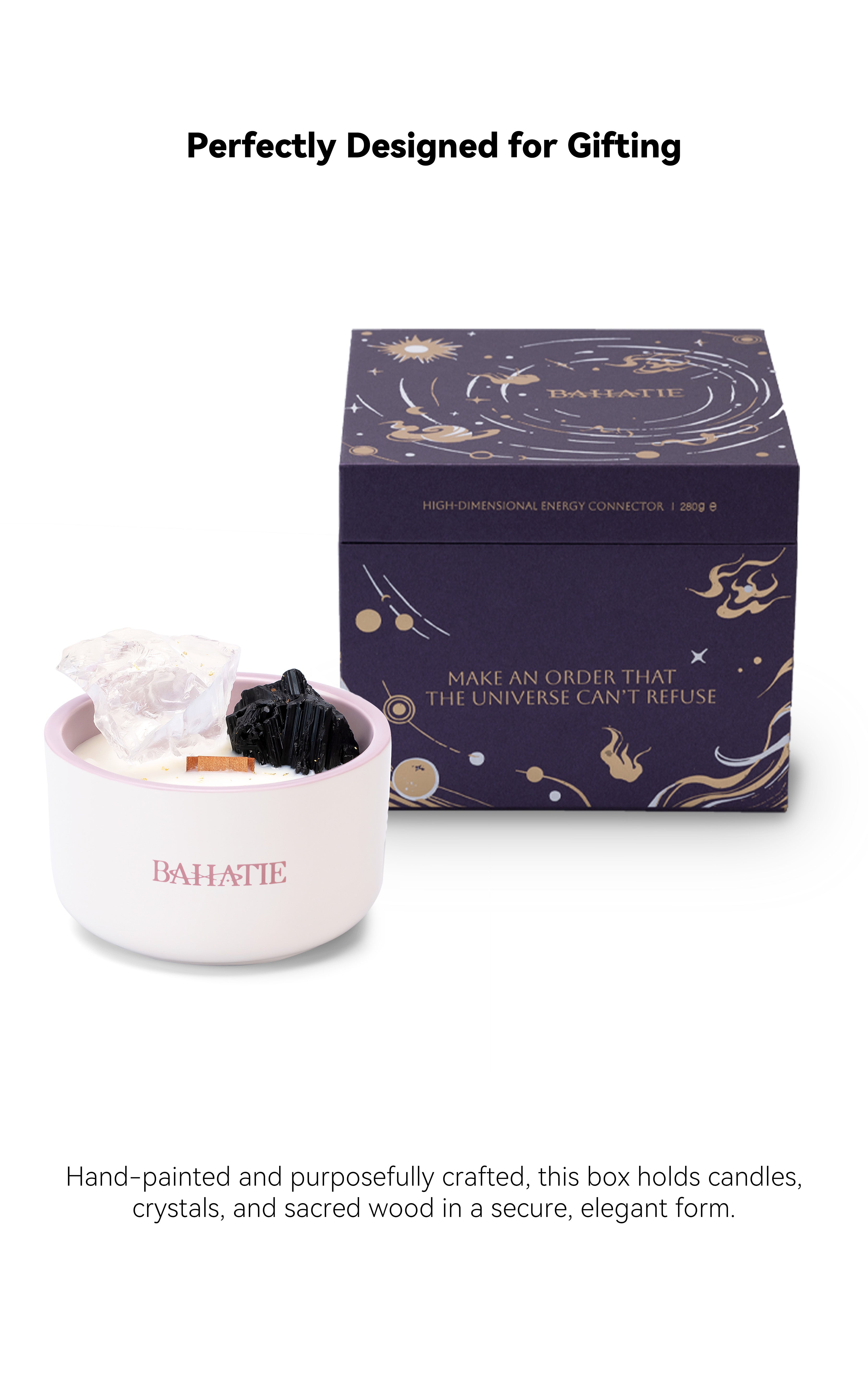 Palm of Fatima · Environment-Purify Crystal Candle