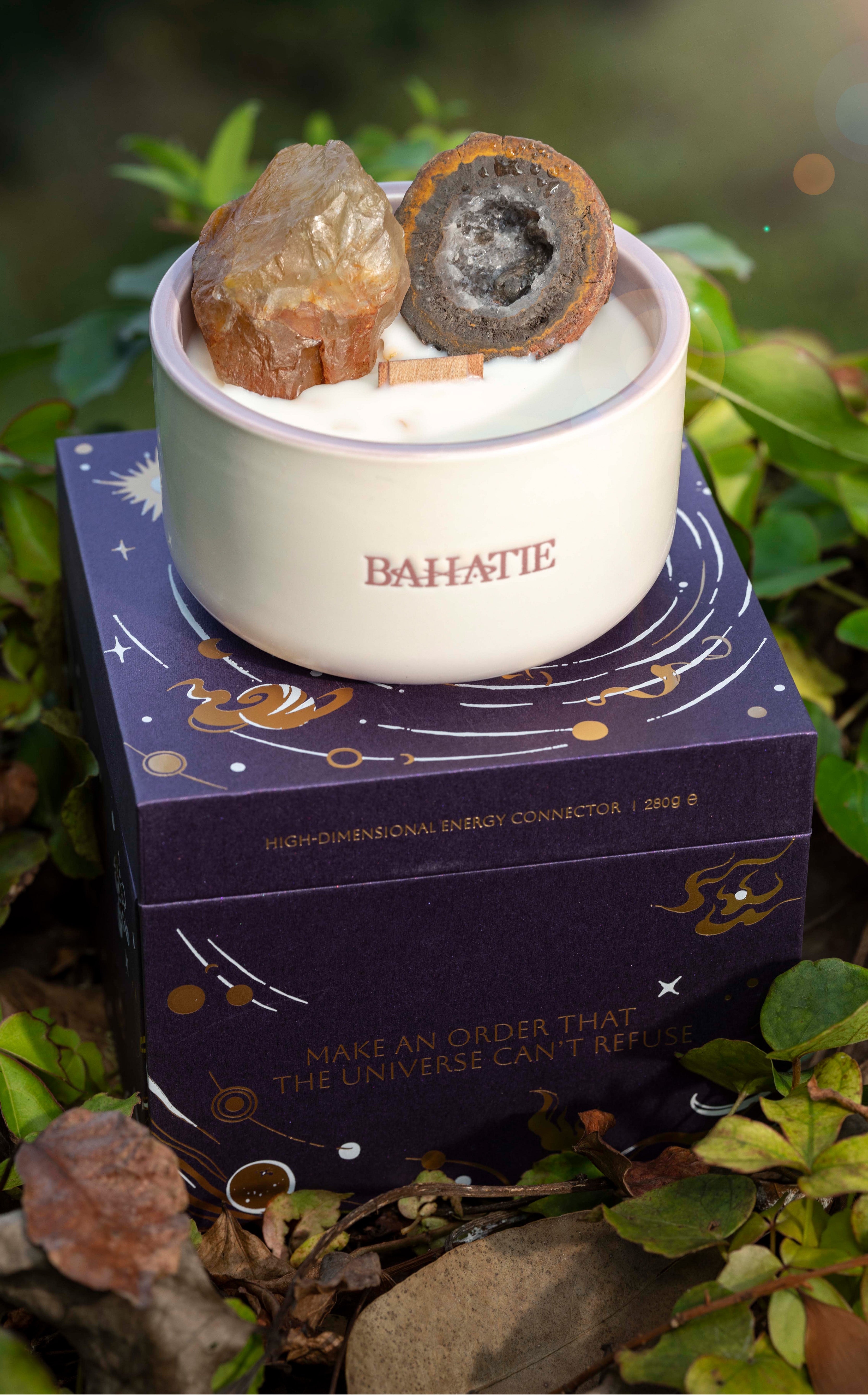 Möbius Gateway · Solar Plexus Chakra Crystal Candle