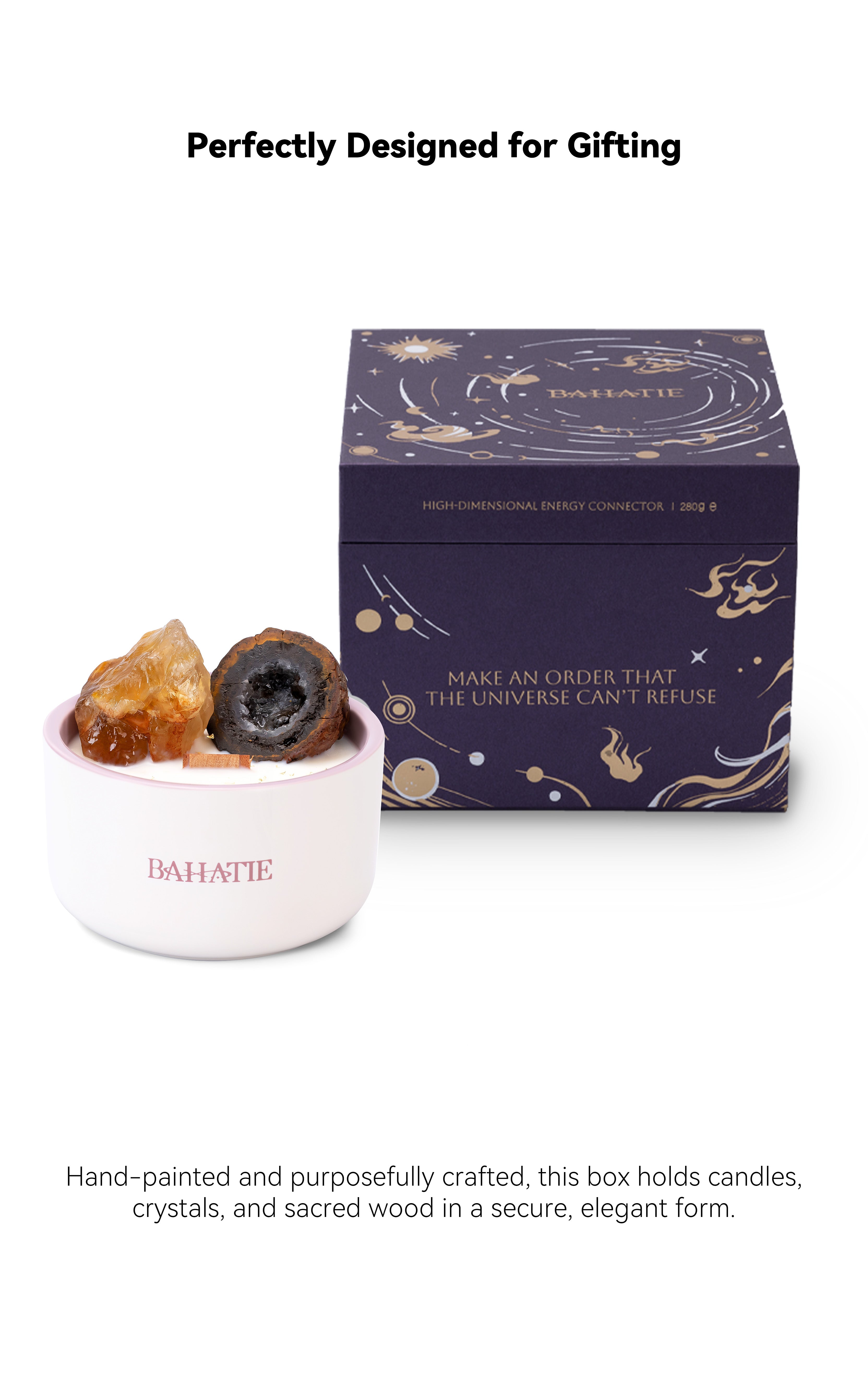 Möbius Gateway · Solar Plexus Chakra Crystal Candle