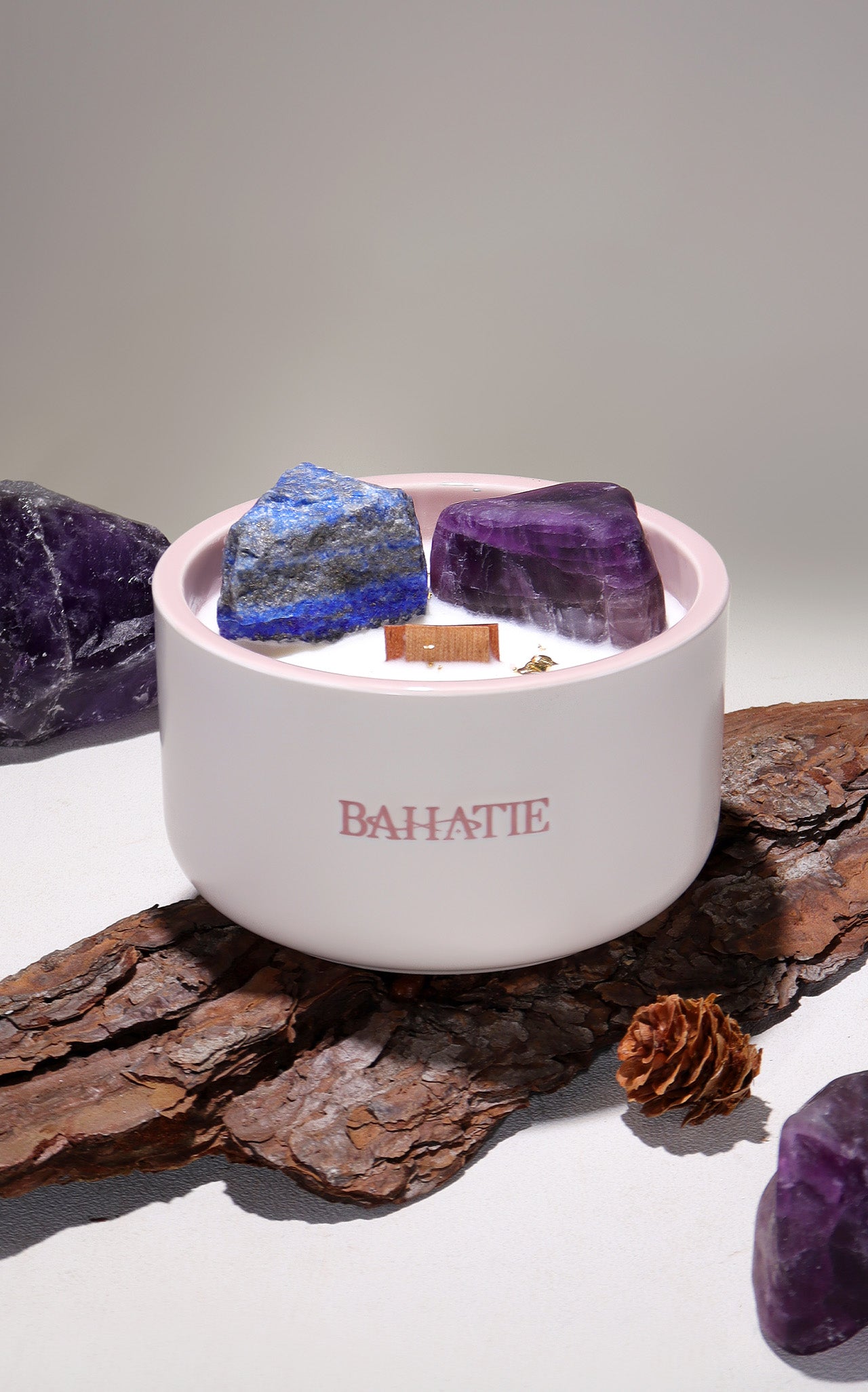 Angel Number 33  ·  Third Eye Chakra Energy Stone Candle