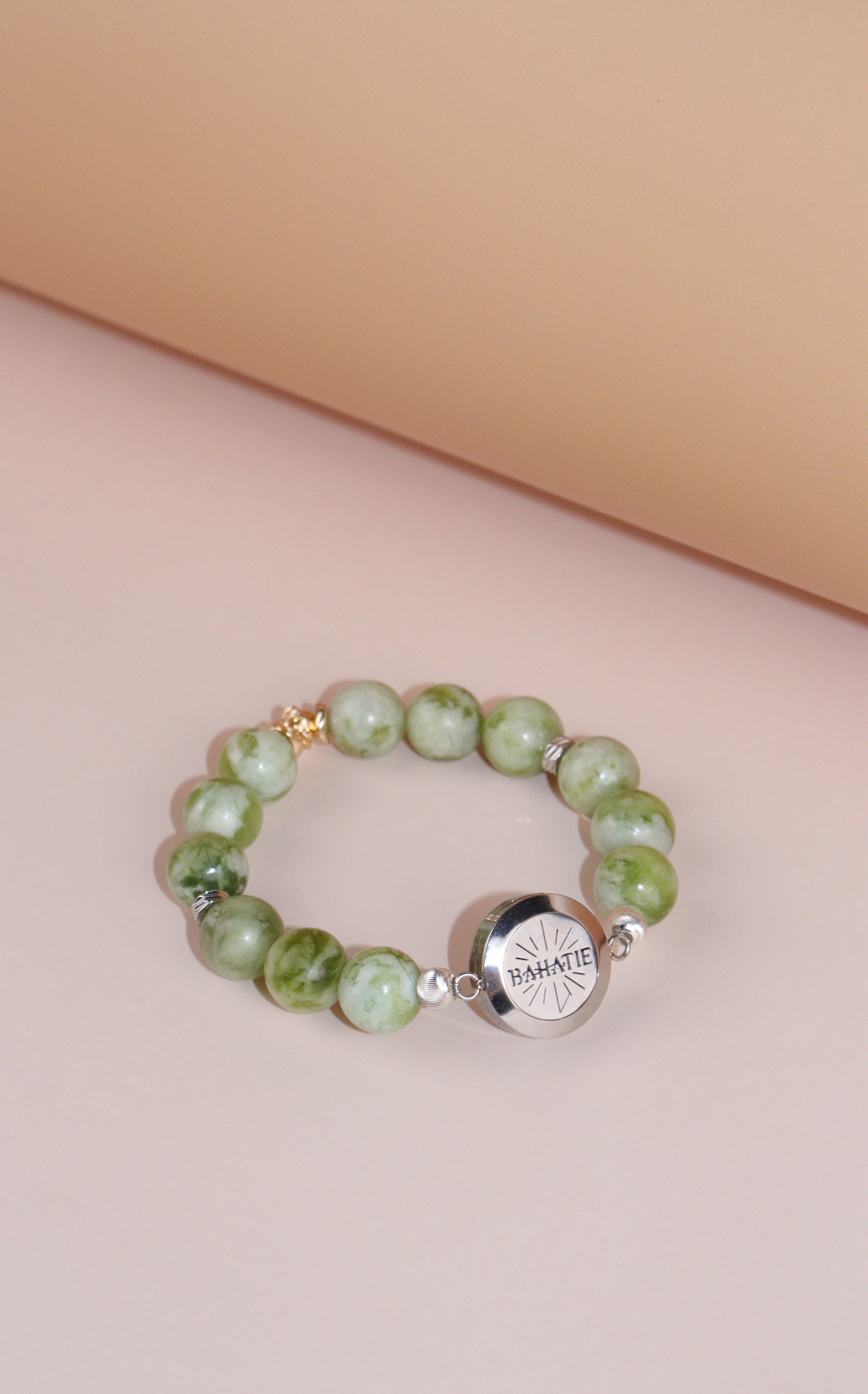 Peace & Protection Xiuyan Jade Aromatherapy Bracelet