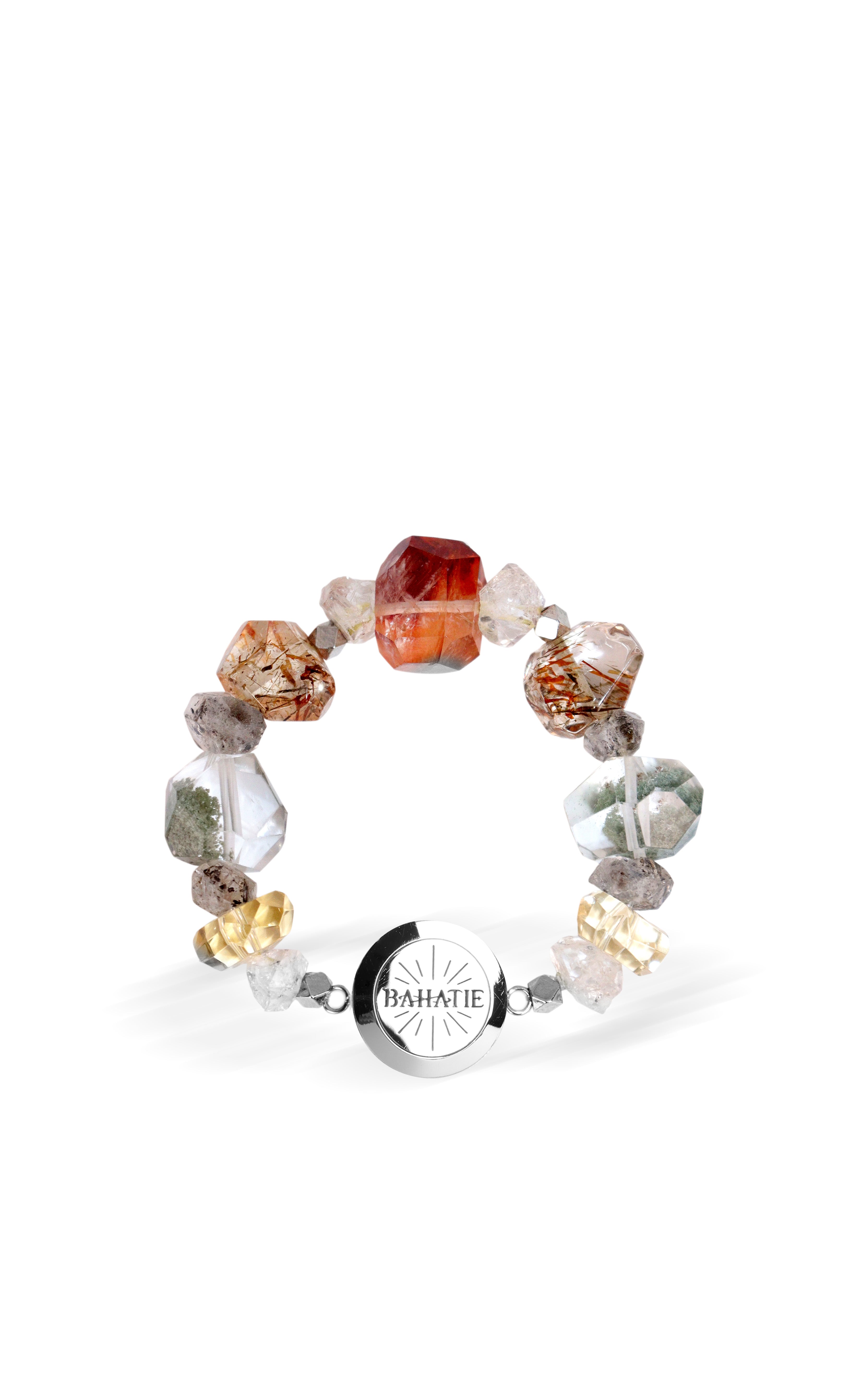 Wrist of Creation Red Epidote Quartz Crystal Aromatherapy Bracelet
