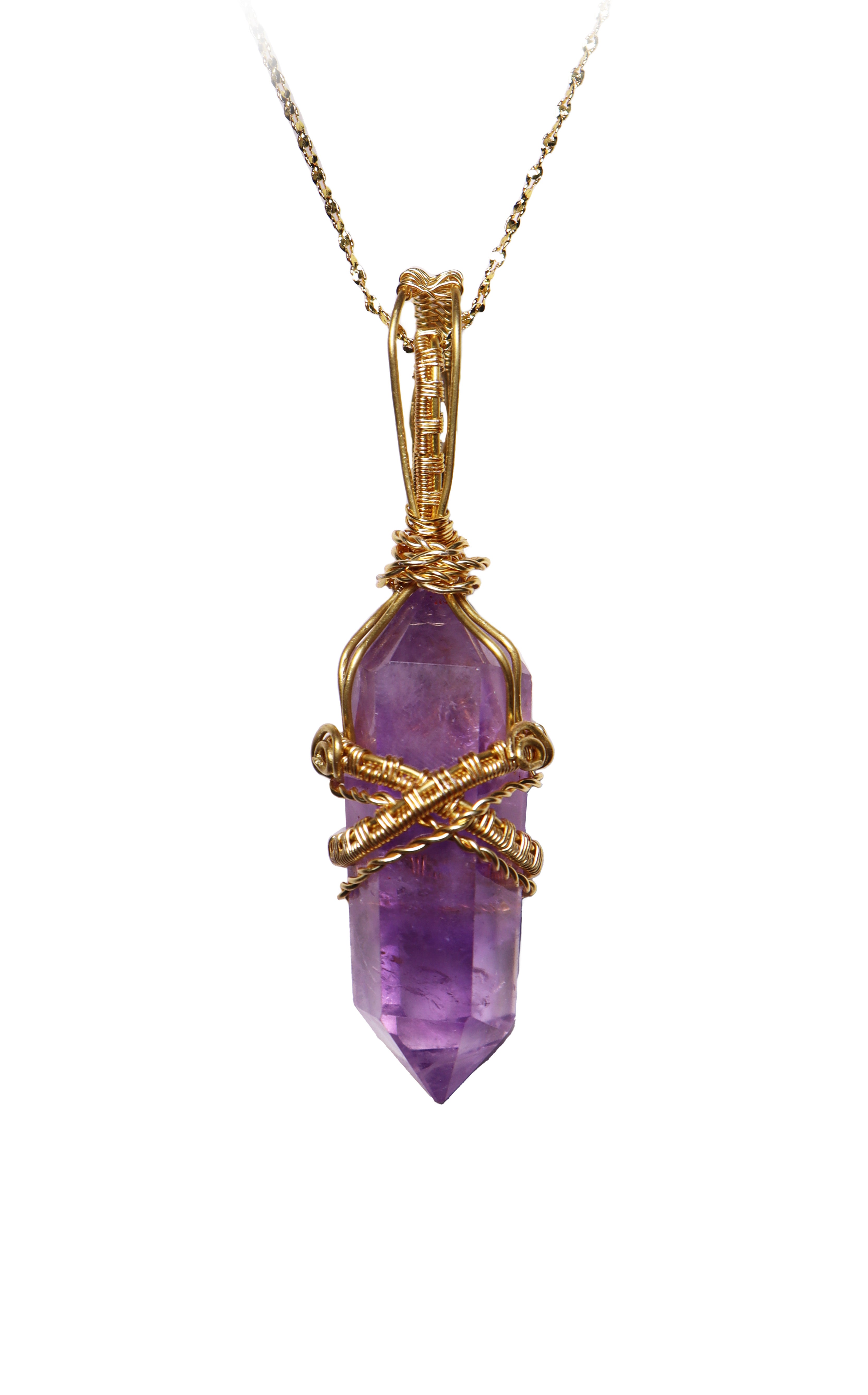 She Who Glows · Handcrafted Protection Necklace