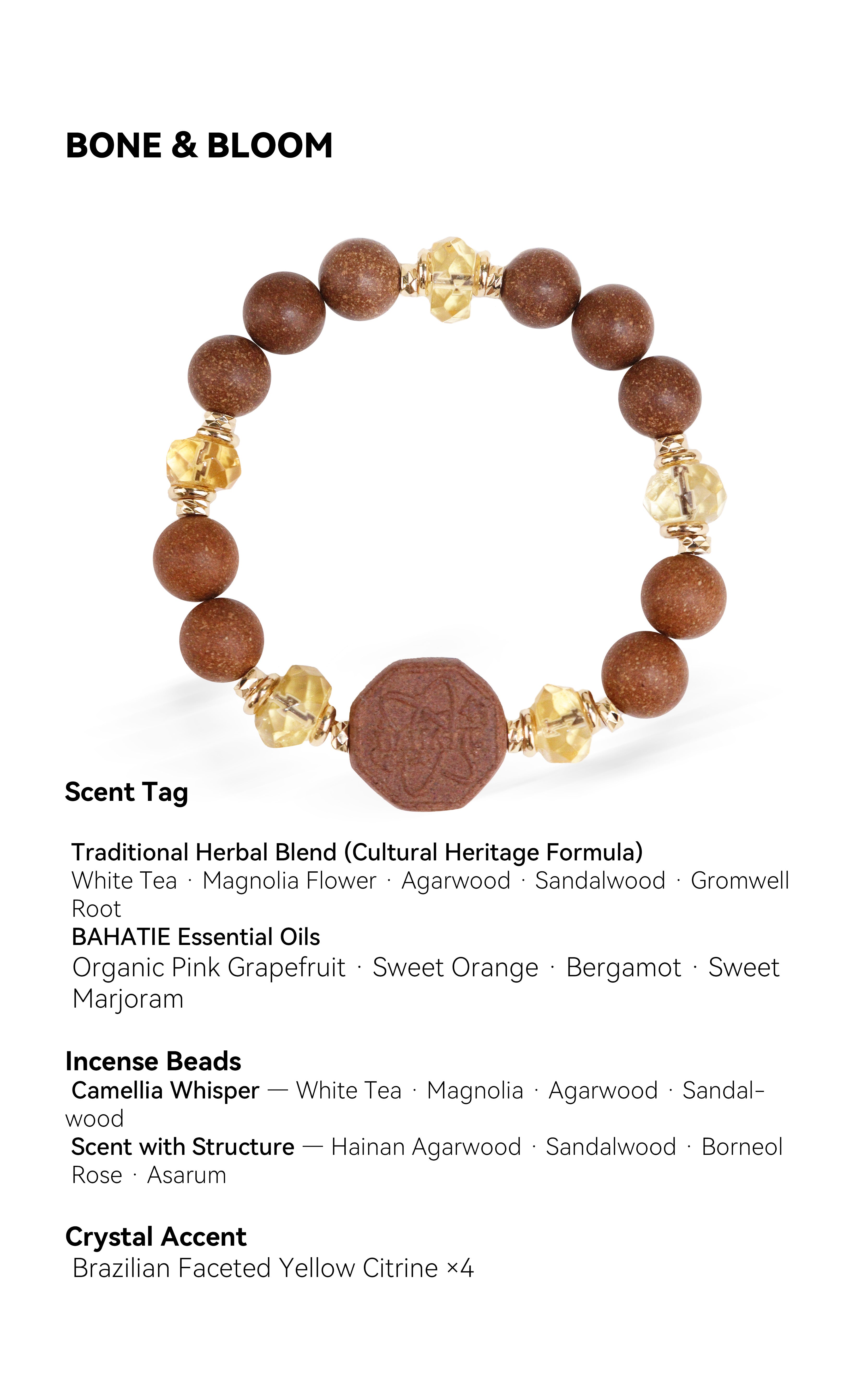 Endless Joy&Ease · Dual-Scent Heritage Aroma Bracelet