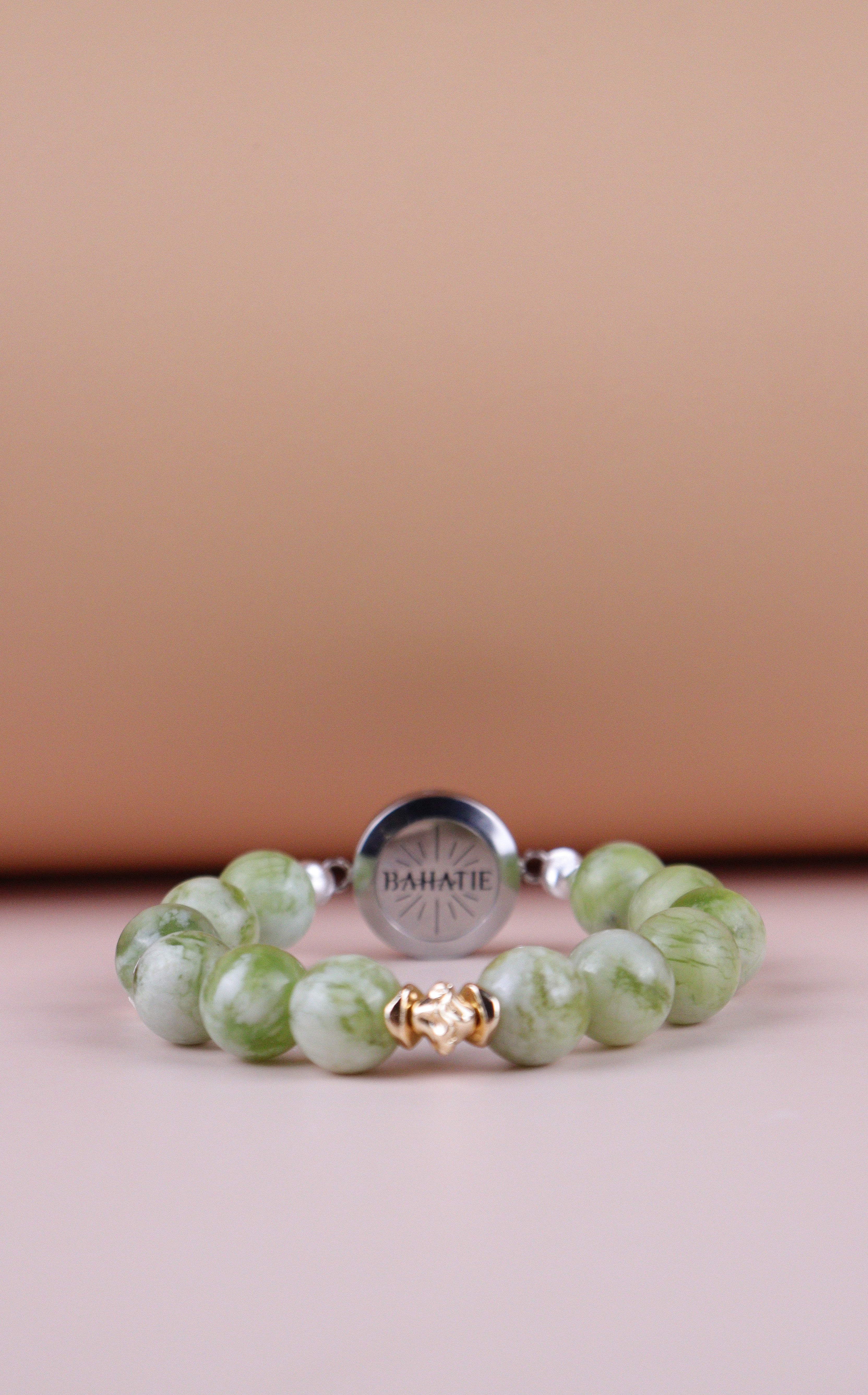 Peace & Protection Xiuyan Jade Aromatherapy Bracelet