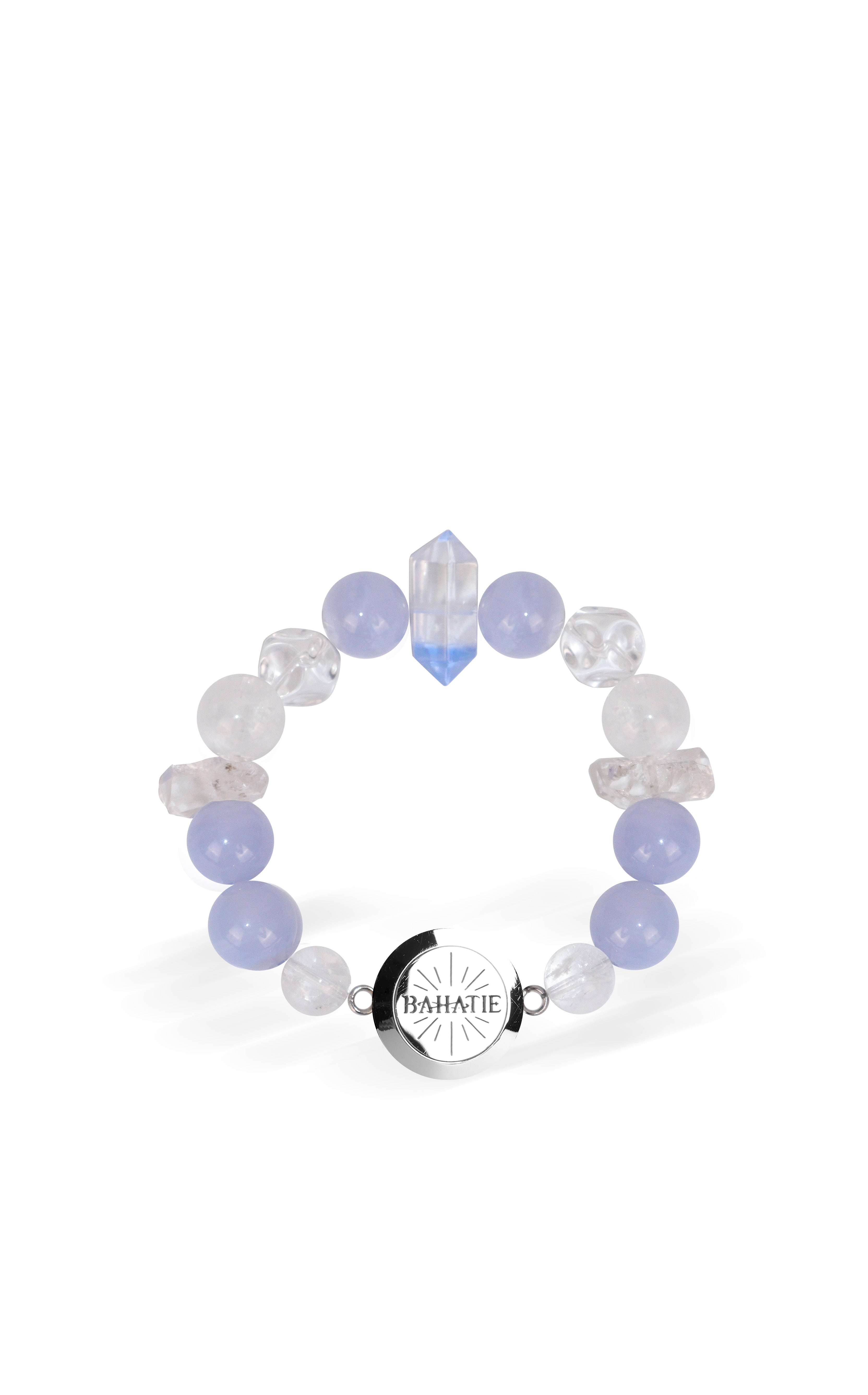 Clarity & Flow Blue Quartz Crystal Diffuser Bracelet