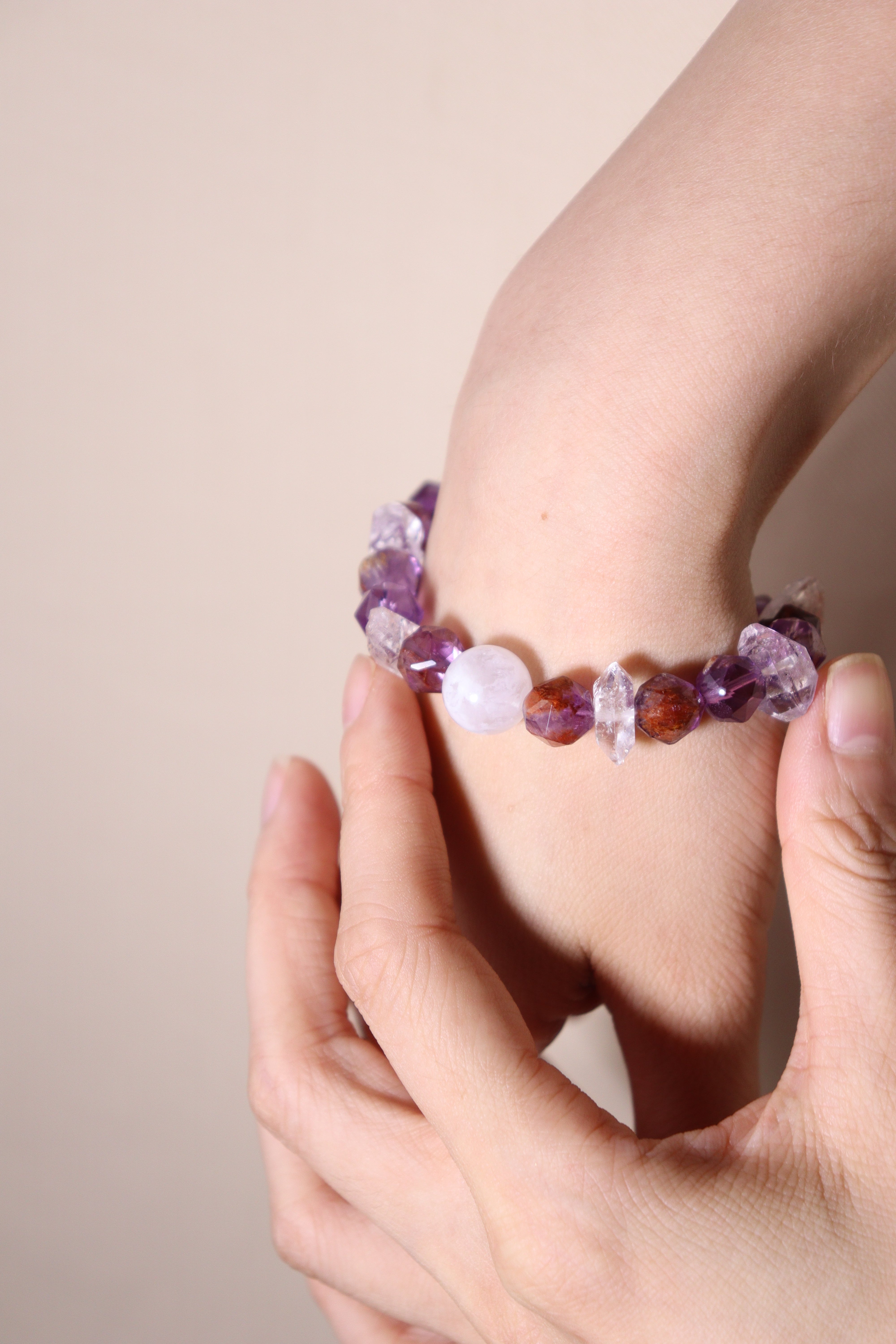 Guiding Star Diamond Quartz Aromatherapy Bracelet