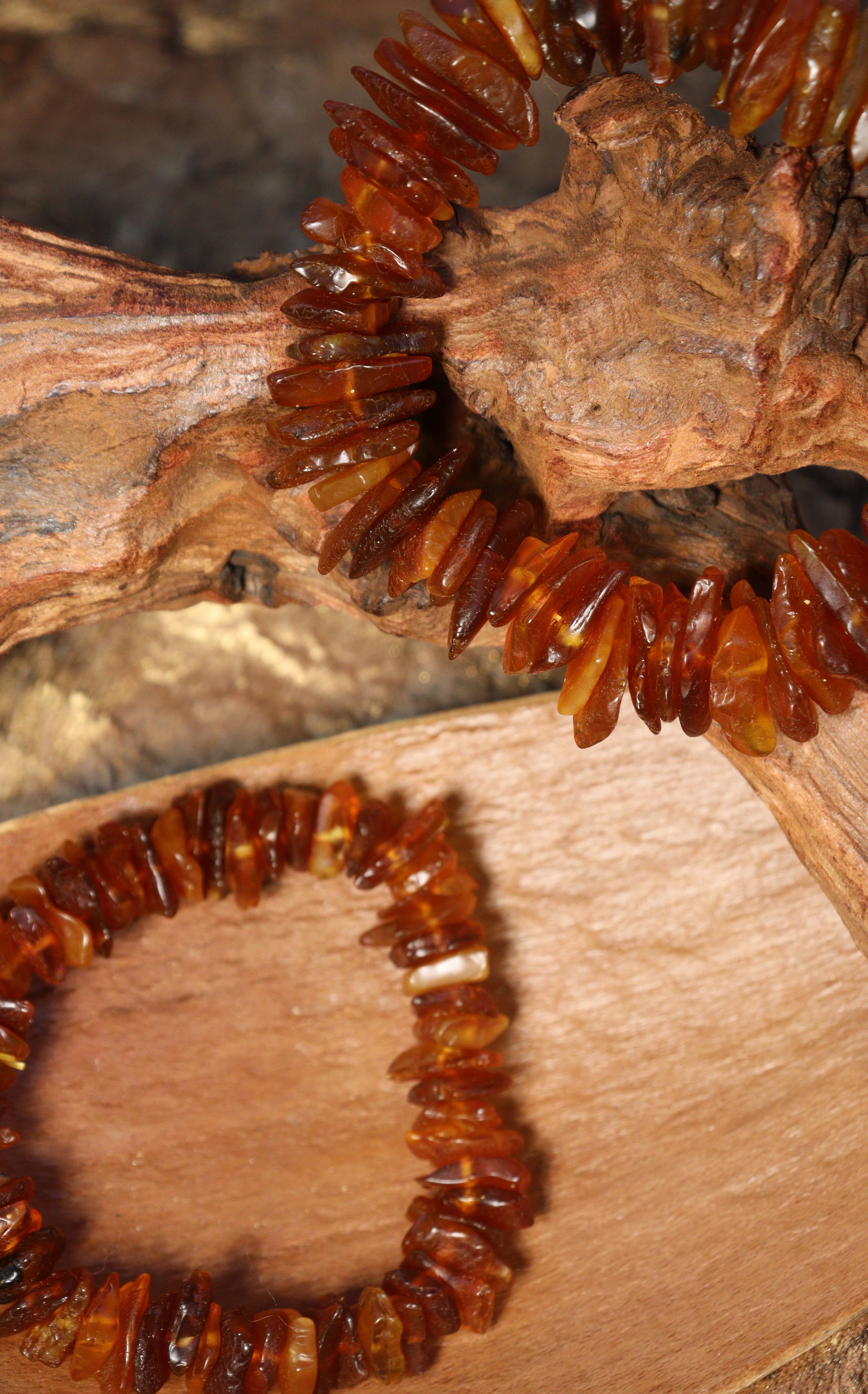 Born Wild · Antique Amber Bracelet