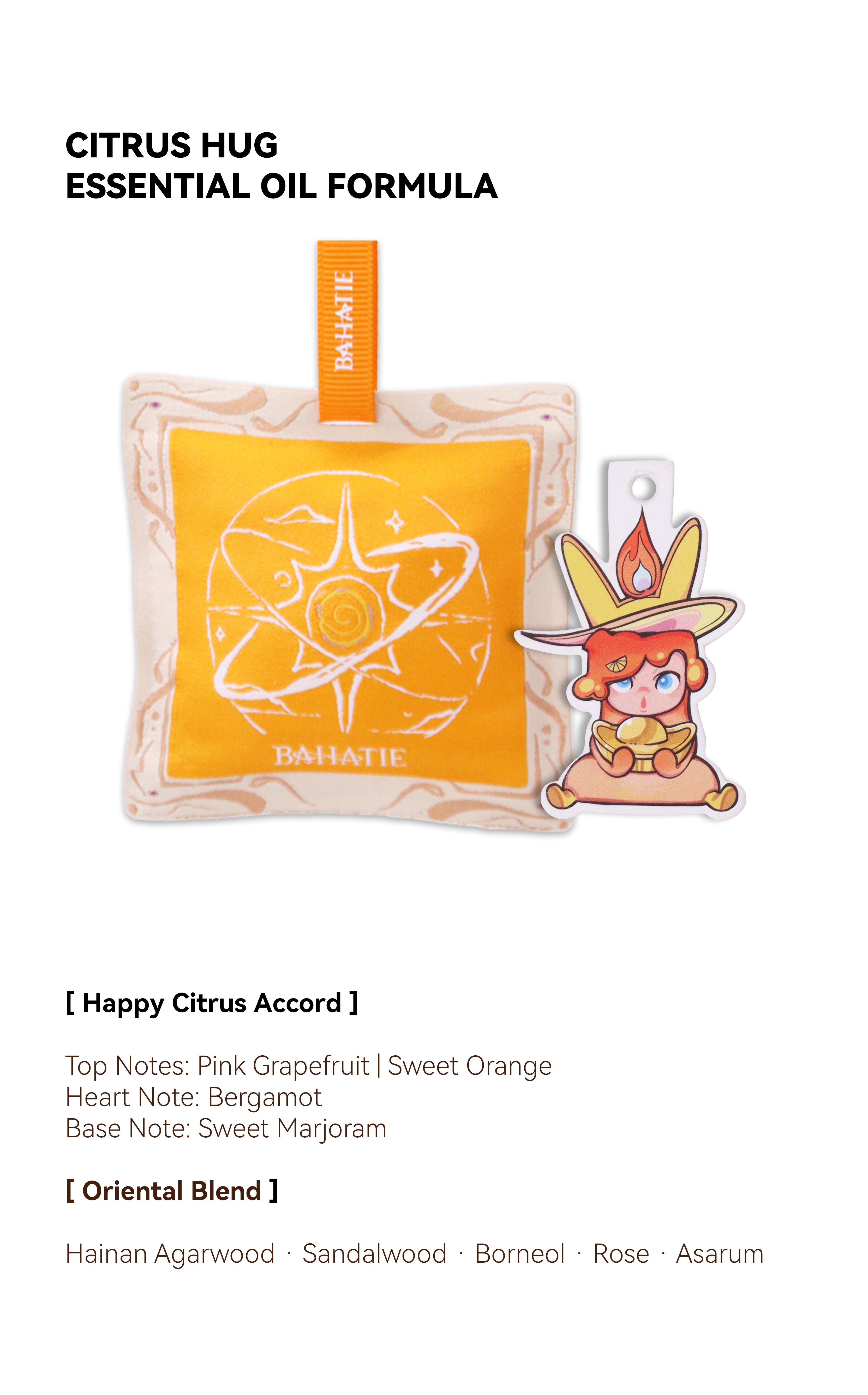 Citrus Hug · Dual-scent Sachets