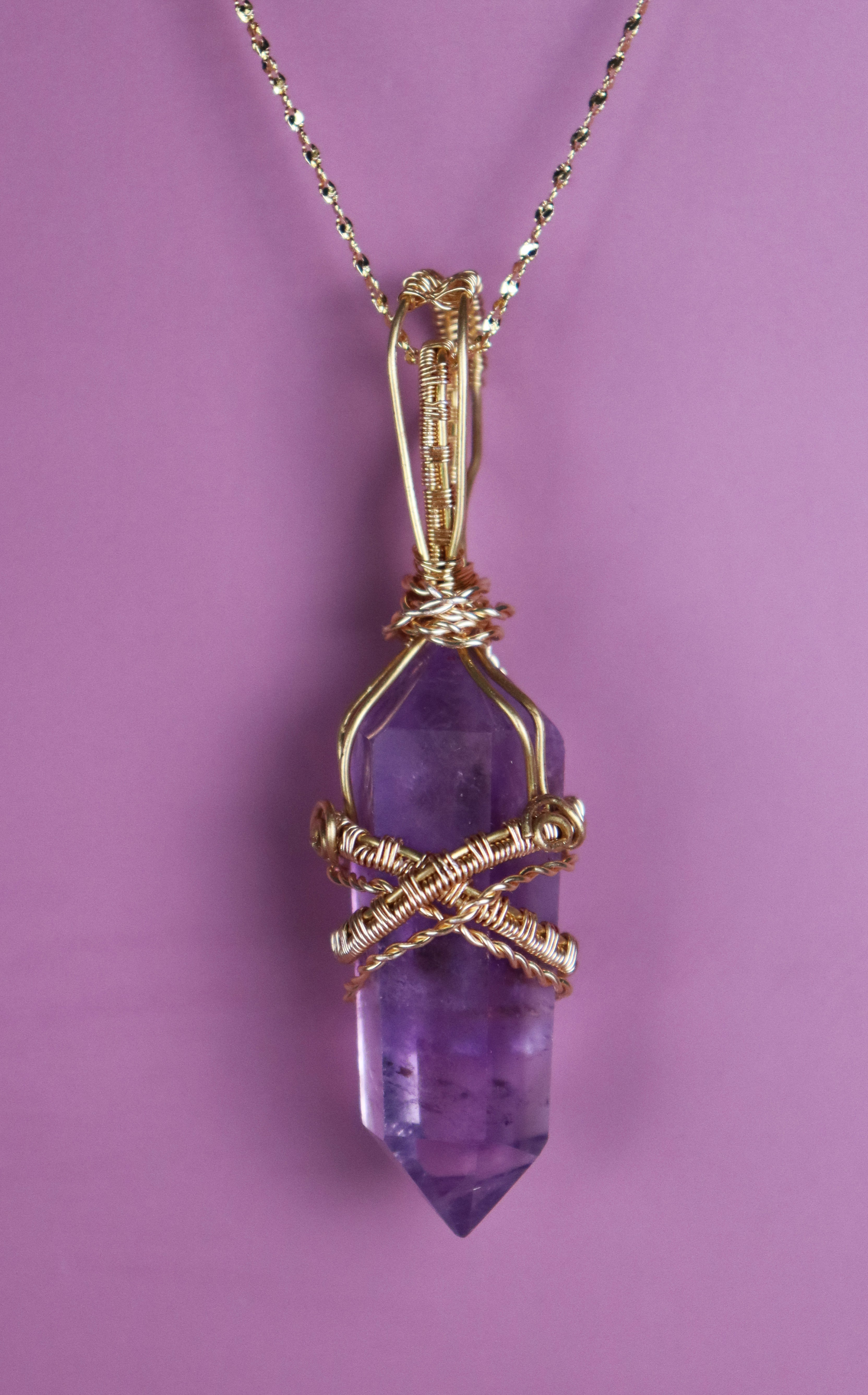 She Who Glows · Handcrafted Protection Necklace