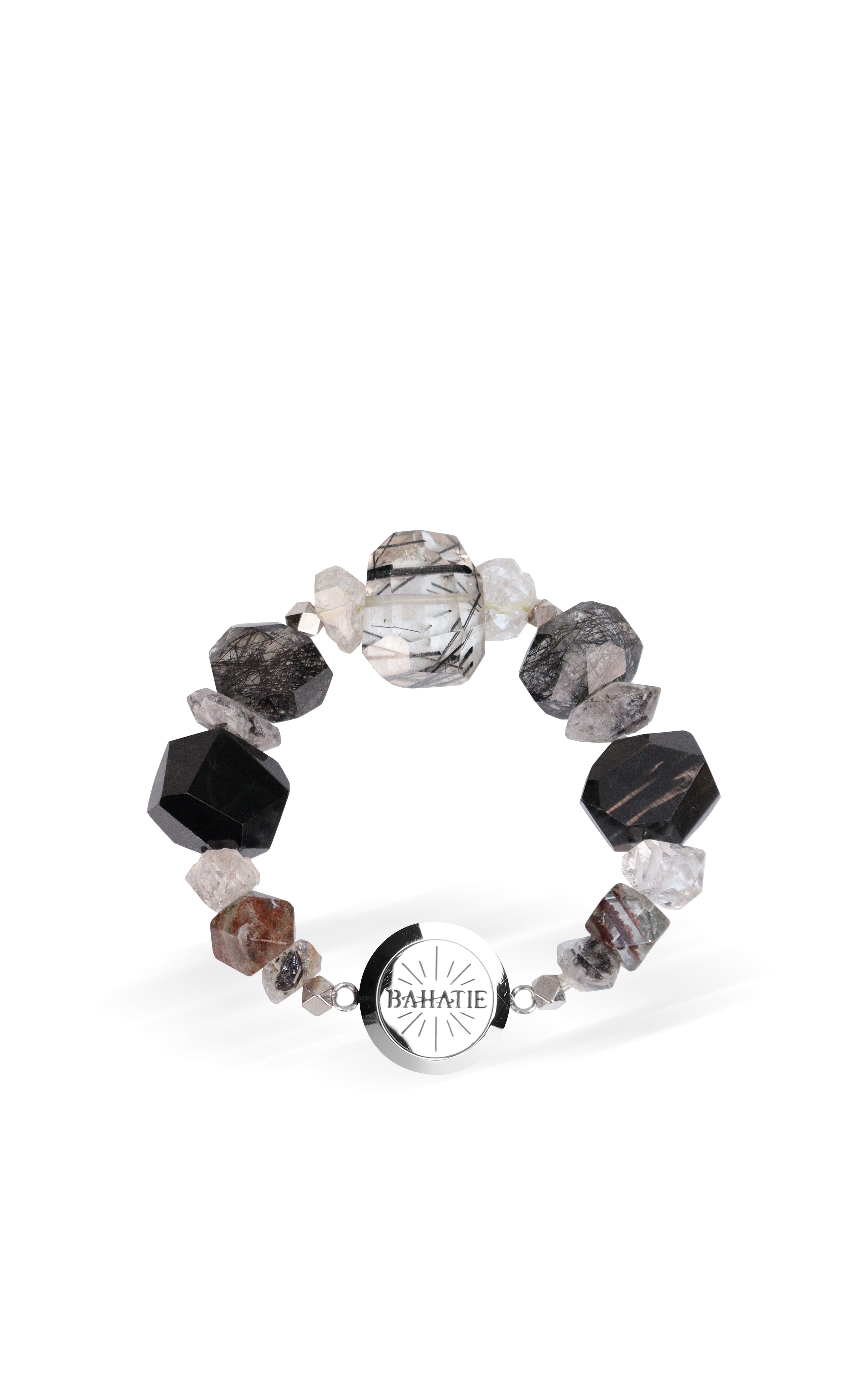 Darth Vader Black Rutile Quartz Crystal Aromatherapy Bracelet